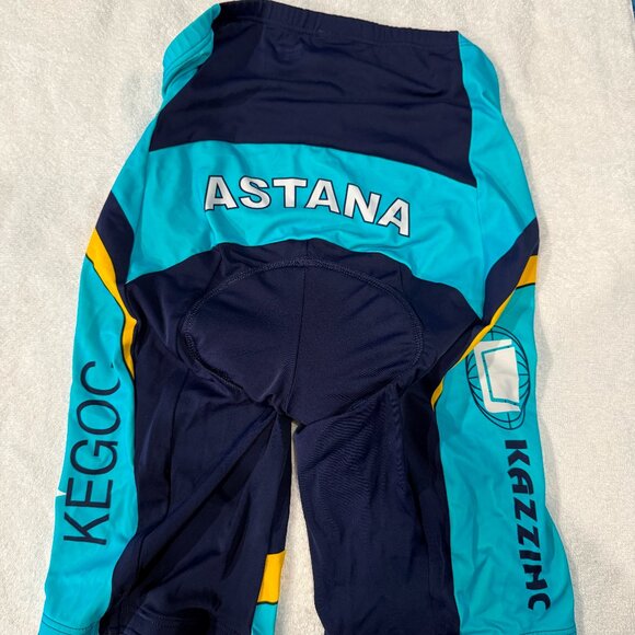 ASTANA Pro BIKE Team Men's Cycling SHORTS by TREK, XL, Vintage, RARE, NEW, TdF - Picture 1 of 16